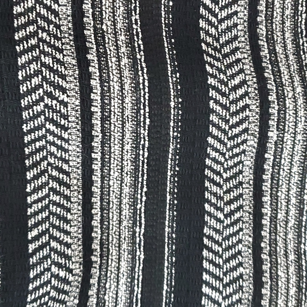 Loft Black/White Tweed with Fringe Skirt, sz 8 - Picture 8 of 8